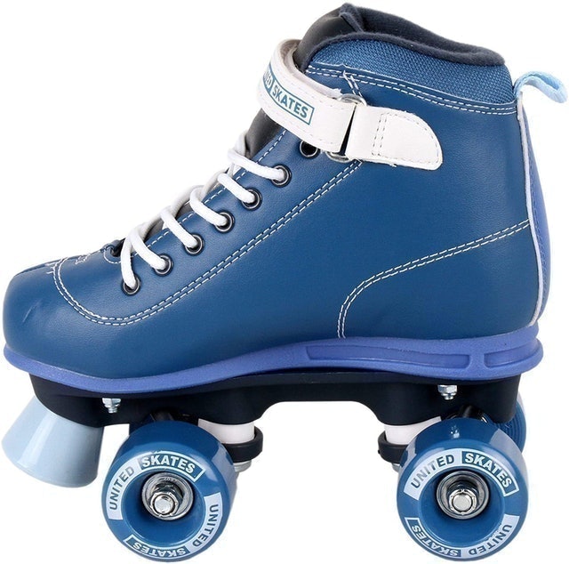 Blue Semi-Soft Kids' Recreational Roller Skates 2