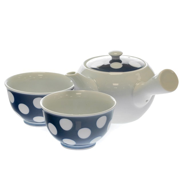 Ceramic Polka Dot Tea Set 1