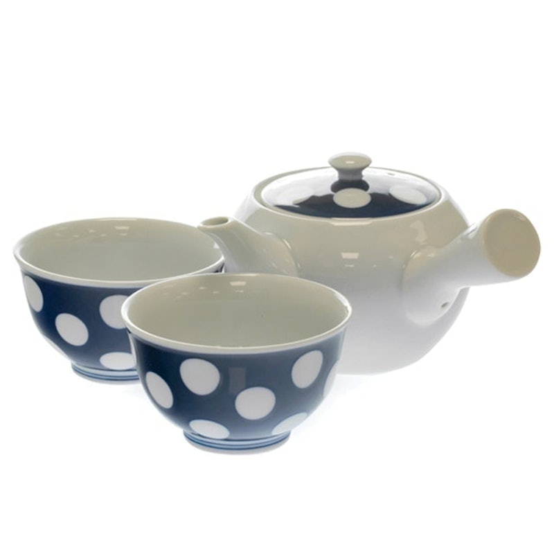 Ceramic Polka Dot Tea Set 1