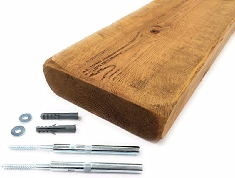 English Oak Colour Floating Shelf 2