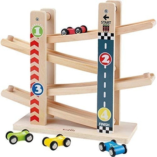 Click Clack Wooden Car Track 1