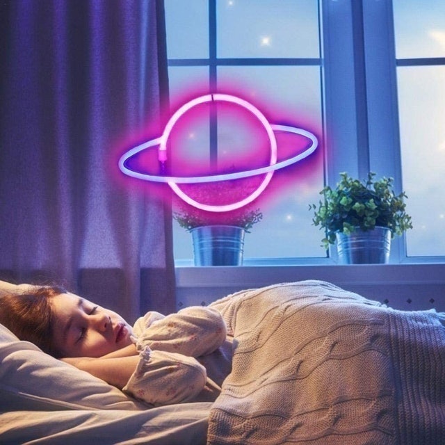 LED Planet Neon Sign 2