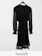 Little Mistress Plus High Neck Long Sleeve Lace Mini Dress 1