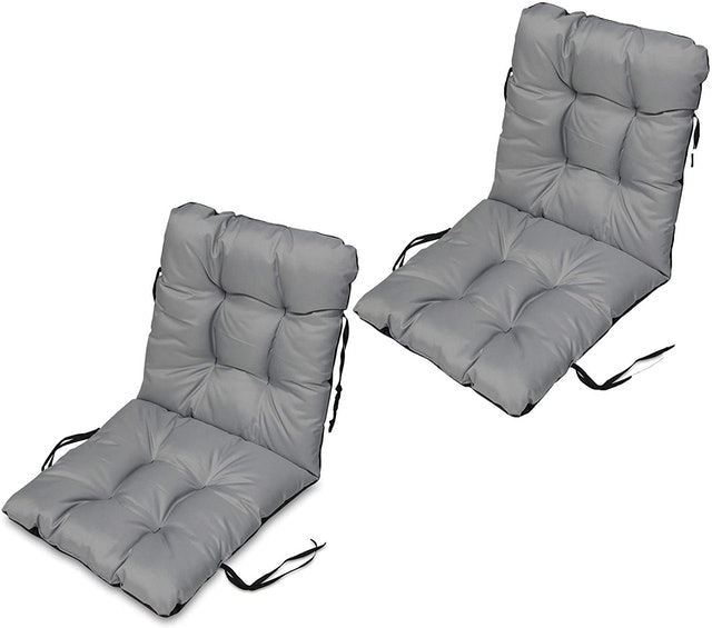 Sun Lounger Cushion Seat Pad - Set of 2 1