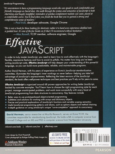 Effective JavaScript 2