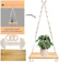 Home and Crafts Make Your Own Hanging Macrame Shelf Kit 1