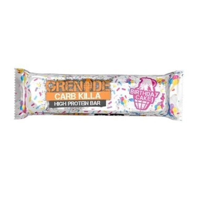Carb Killa High Protein and Low Carb Bar, Birthday Cake  1