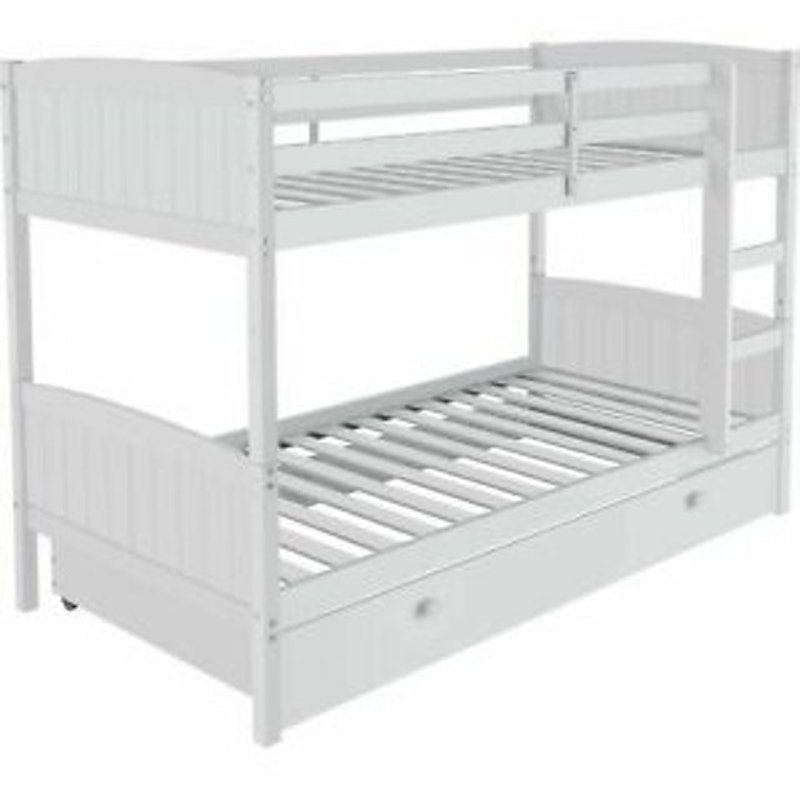 Detachable Bunk Bed, Drawer & 2 Mattresses 1