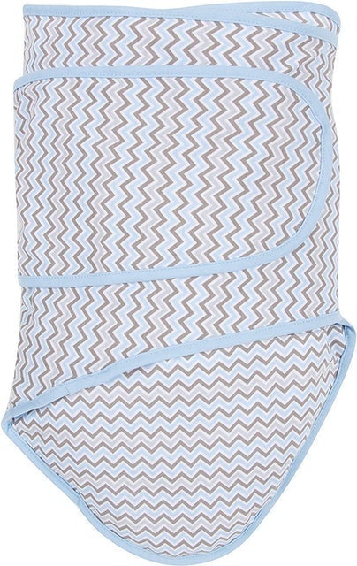 Swaddle Blue Chevron 1