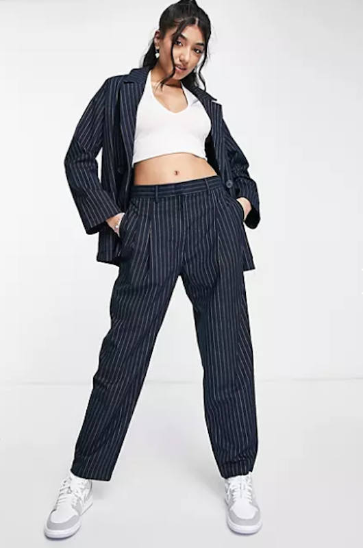 Recycled Polyester Co-ord Tapered Trousers 4