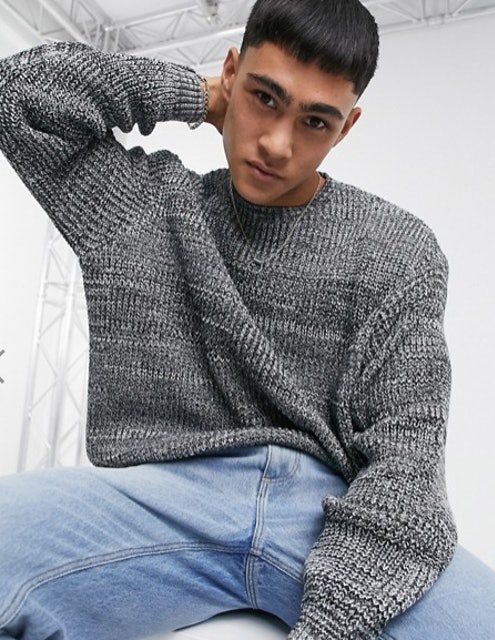Knitted Oversized Rib Jumper 2