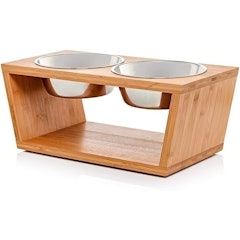 Premium 7" Elevated Dog and Cat Pet Feeder