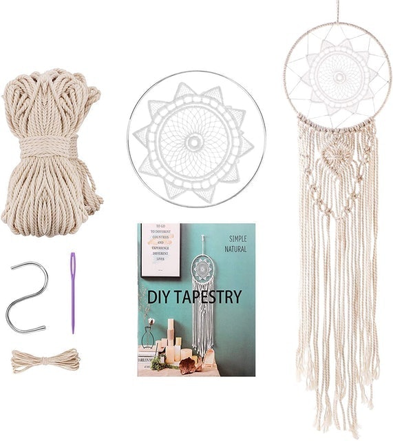 DIY Macrame Dream Catcher Kit 1
