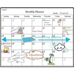 Magnetic Calendar Dry Erase Whiteboard