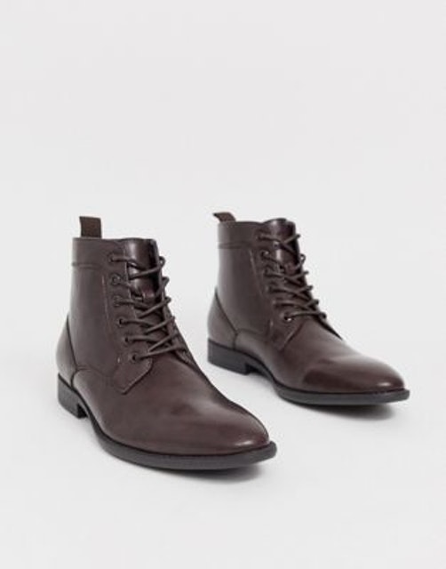 Vegan Lace Up Boots  4