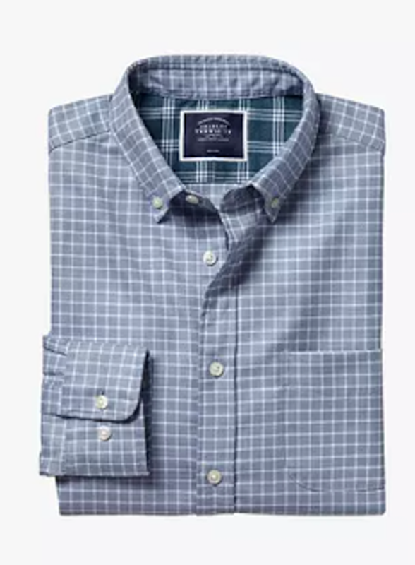 Check Non Iron Slim Fit Twill Shirt 1