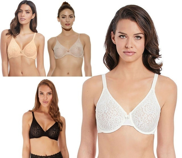 Halo Lace Moulded Underwire Bra 4