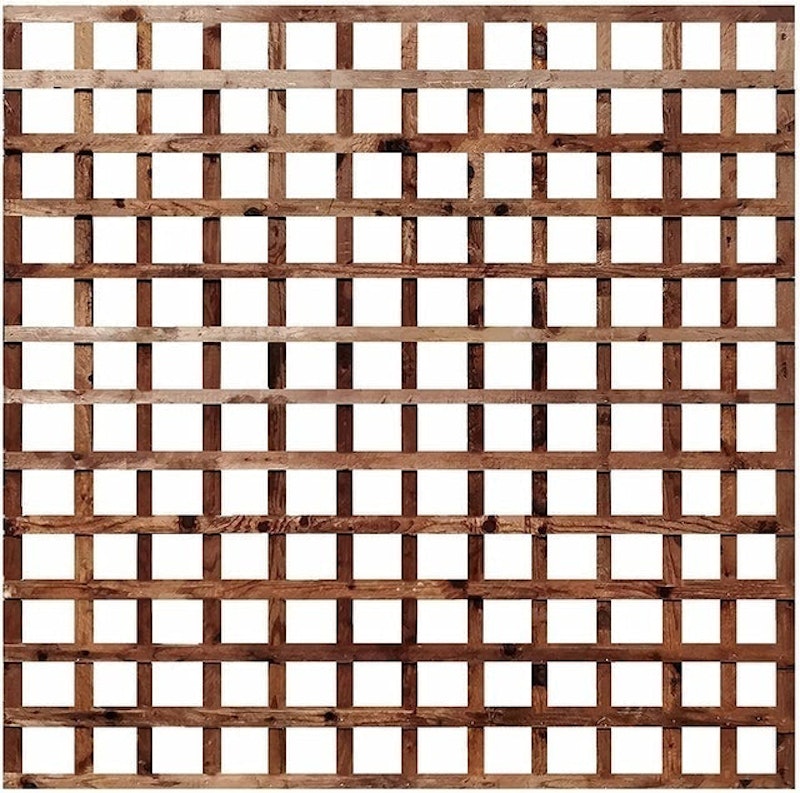 Timber Square Panel Wooden Trellis 1