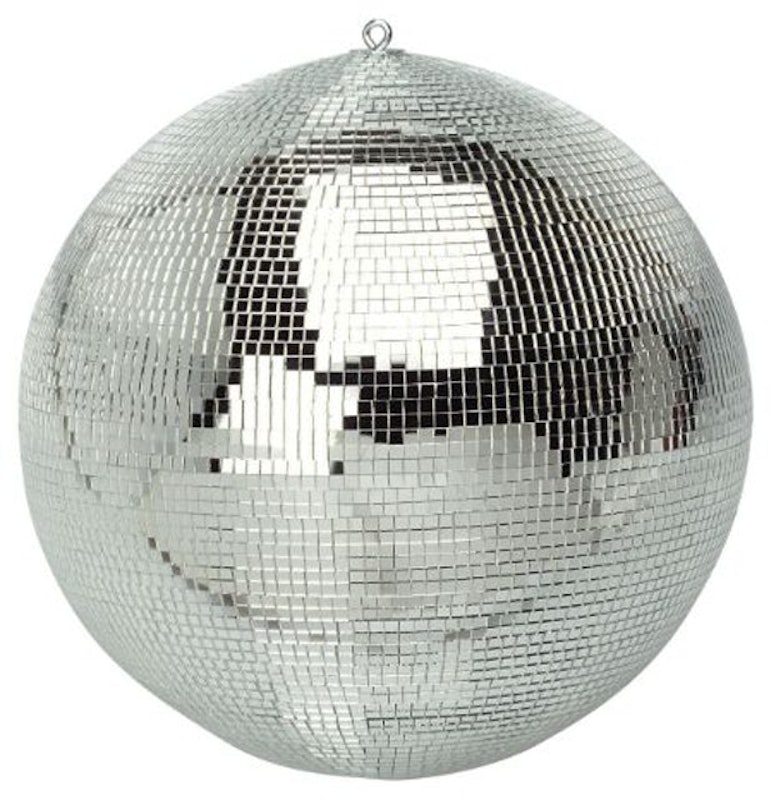 6. Sound Lab Silver Disco Ball 1