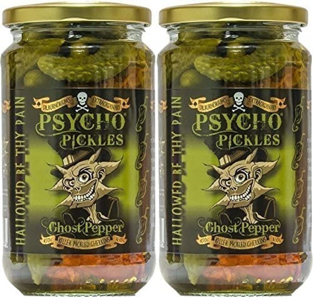 Ghost Pepper Pickled Gherkins  1