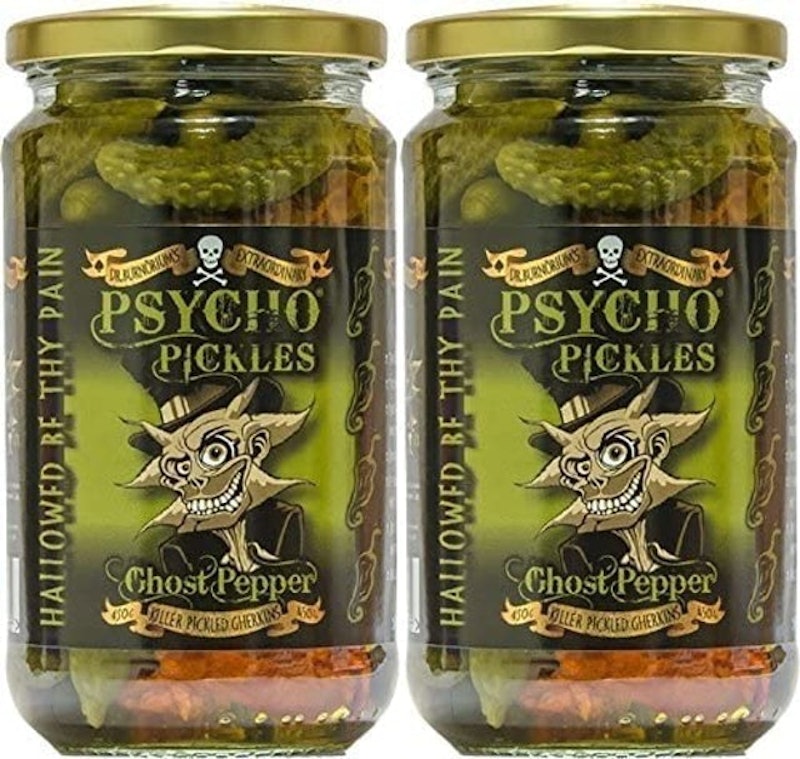 Ghost Pepper Pickled Gherkins 1