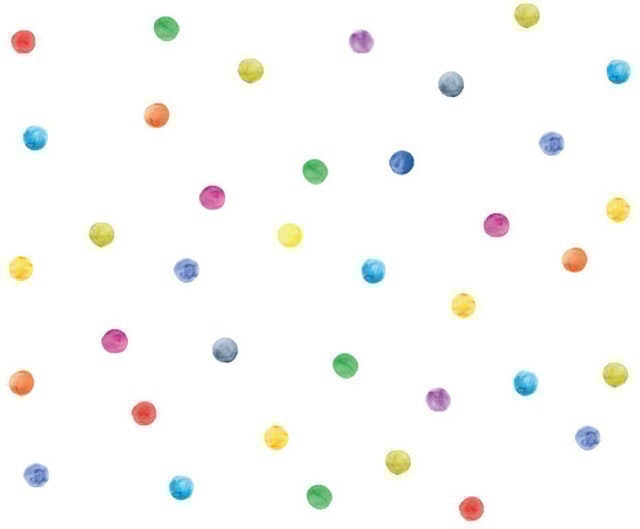 60 PCS Colourful Dots Wall Stickers 1