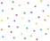 Wajade 60 PCS Colourful Dots Wall Stickers 1