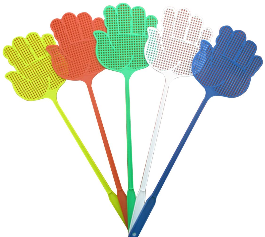 Lightweight, Long, and Large Handle Fly Swatter Set 1