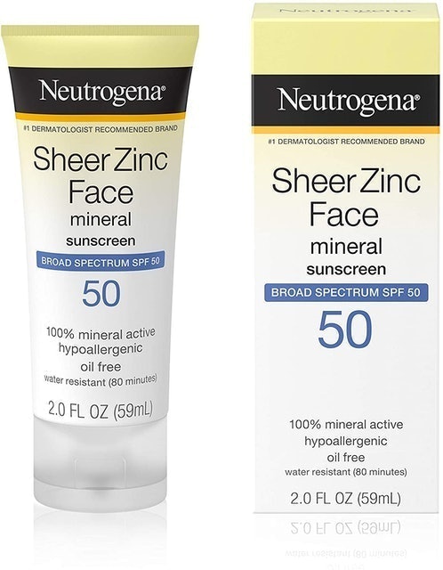 Sheer Zinc Sunscreen for Face  1