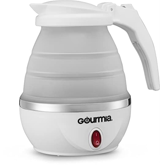 Foldable electric shop kettle for travel