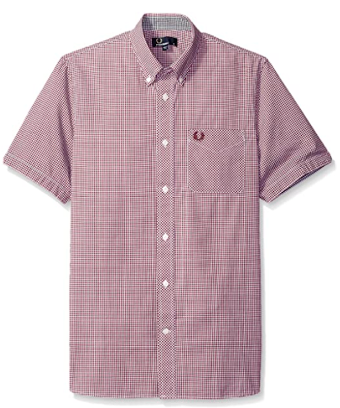 Gingham Casual Button Down Shirt 1