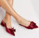 ASOS DESIGN Wide Fit Summer Bow Mid Heeled Mules 1