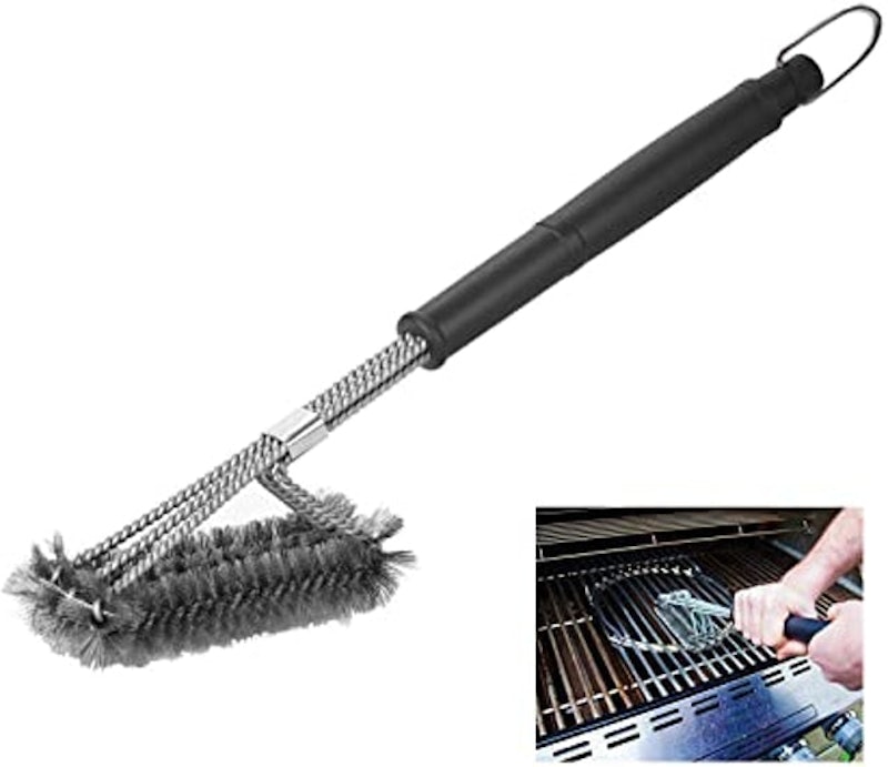Triangle Metal BBQ Grill Cleaning Brush 1