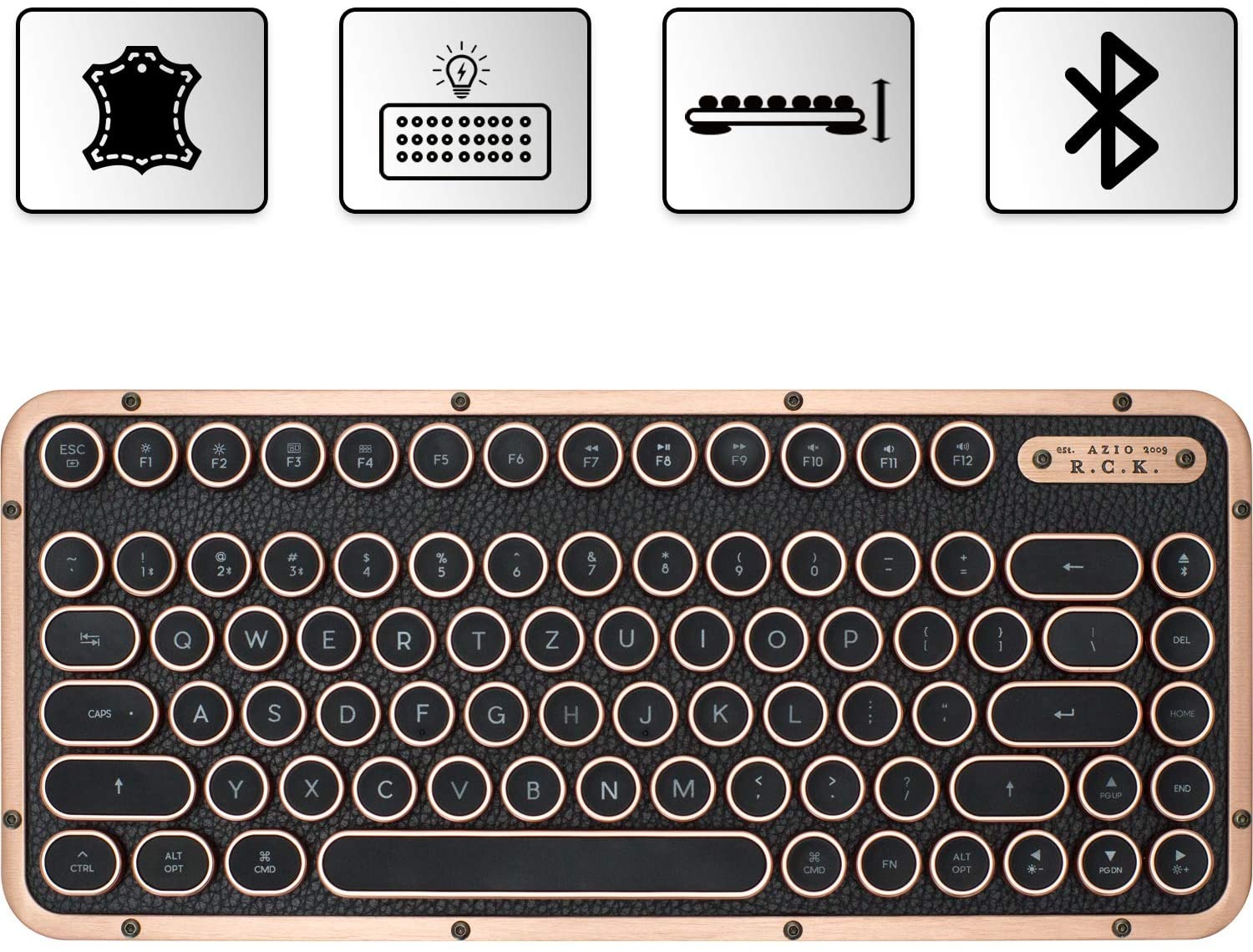 Compact Retro Artisan Keyboard 1