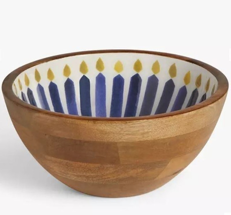 Levantine Print Wood Bowl 1