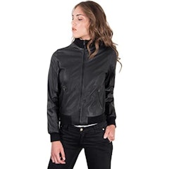 Nappa Lamb Leather Bomber Jacket