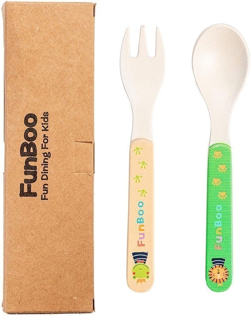 Reusable Bamboo Cutlery Set for Kids 2