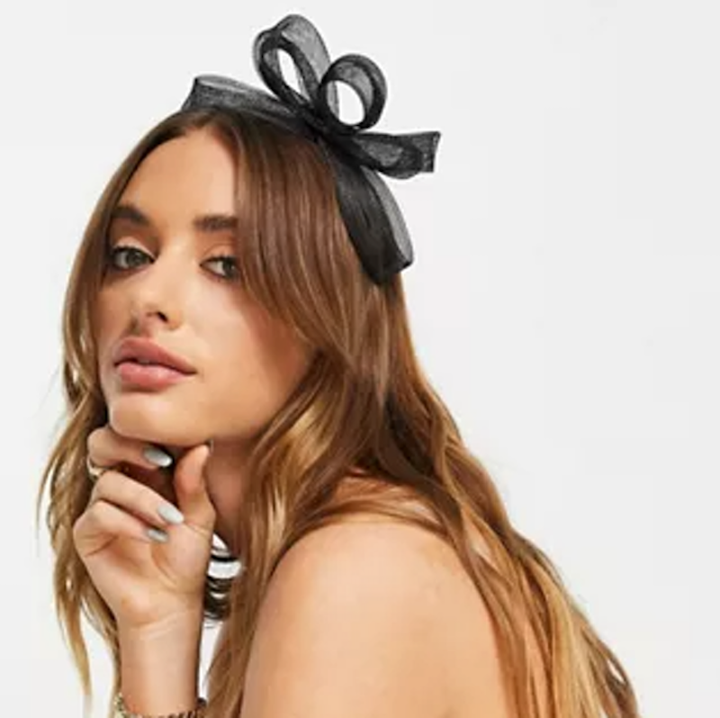 Simple Fascinator Headband in Black 1