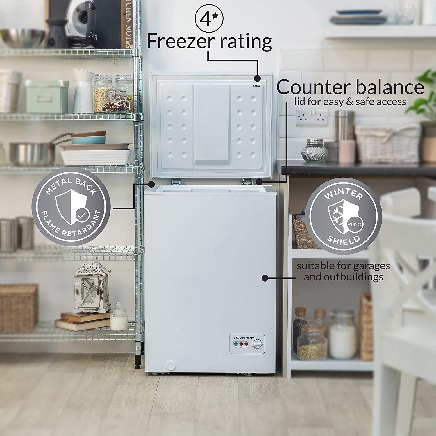 White Chest Freezer 2