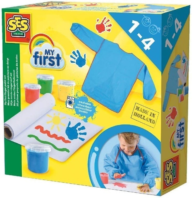  ABEIER Washable Finger Paint Kit for Toddlers, 12