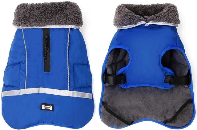 Waterproof Fleece Dog Coat 1