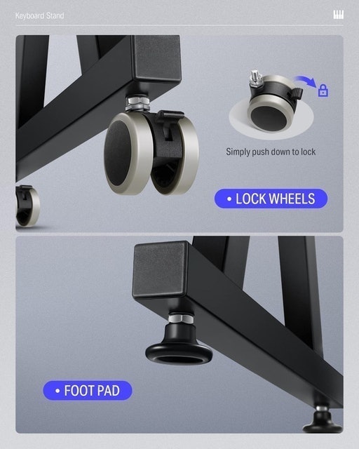 Heavy Duty Keyboard Stand 2