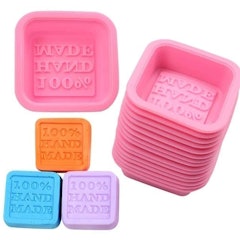 100% Handmade Silicone Soap Moulds