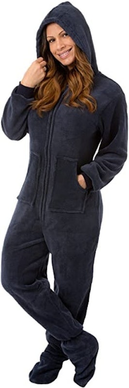 Unisex Plush Footed Onesie 2