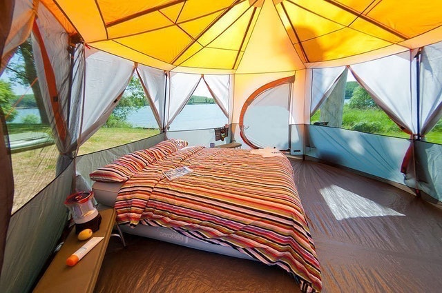 Tent Octagon 6 Person Cabin Family Camping Tent 2