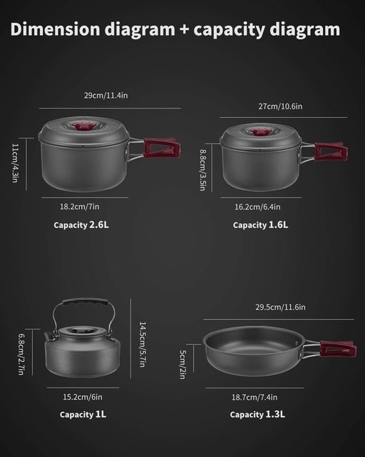 Camping Cookware Kit 2