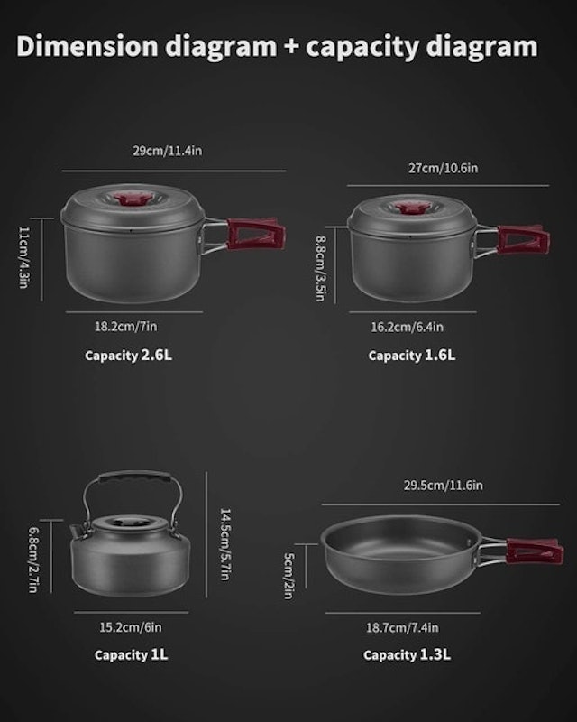 Camping Cookware Kit 2