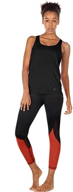 Women's Running and Yoga Tank Top with Support Bra 2