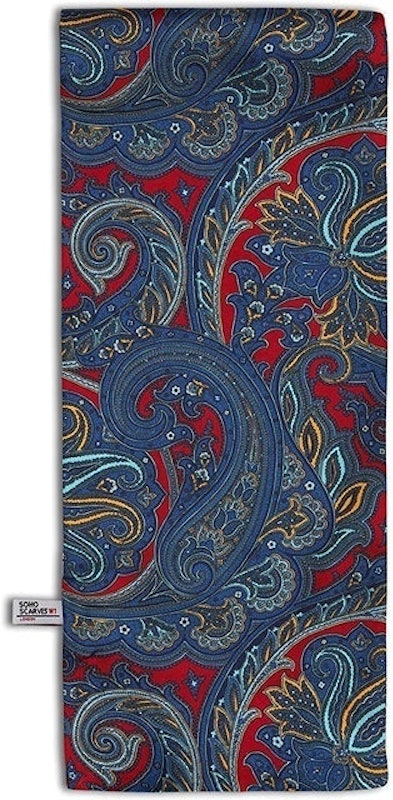 Silk Paisley Scarf 1