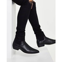 Vegan Chelsea Boots With Cuban Heel